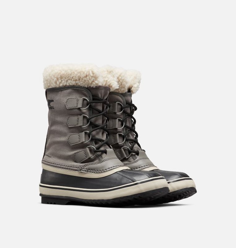 Botas Nieve Sorel Mujer - Invierno Carnival™ Bajas Gris/Negras - 34176-TDXZ